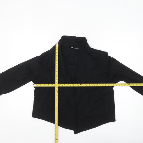 Marks and Spencer Women’s Black Viscose Open Jacket Size 20