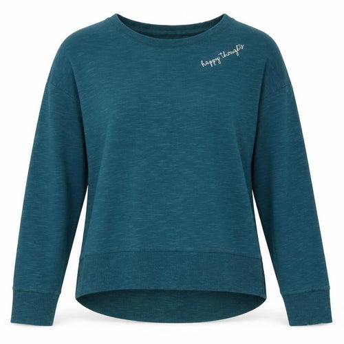 Love by Gap Women’s Teal Long Sleeve Jersey Top XS Relaxed Fit