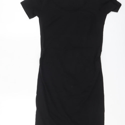 H&M Mama Black Bodycon Maternity Dress Women's XS
