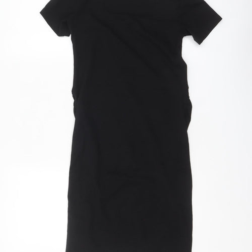 H&M Mama Black Bodycon Maternity Dress Women's XS