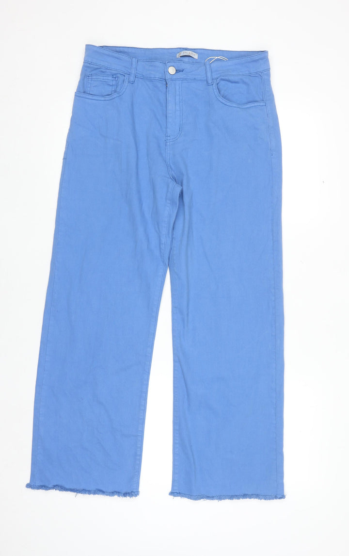 Zac & Zoe Women’s Blue Wide-Leg Stretch Cotton Jeans Size 2XL