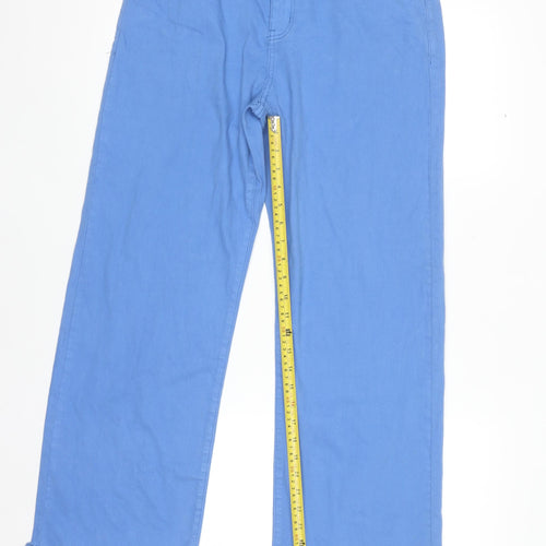 Zac & Zoe Women’s Blue Wide-Leg Stretch Cotton Jeans Size 2XL