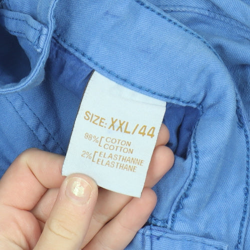 Zac & Zoe Women’s Blue Wide-Leg Stretch Cotton Jeans Size 2XL