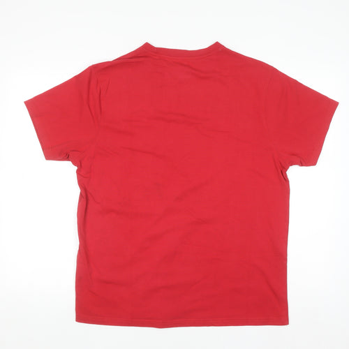 Trespass Men's Red Quick Dry Outdoor Graphic T-Shirt Size L