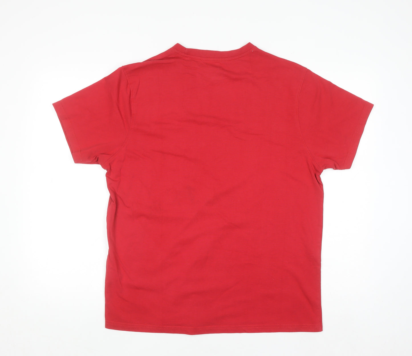 Trespass Men's Red Quick Dry Outdoor Graphic T-Shirt Size L