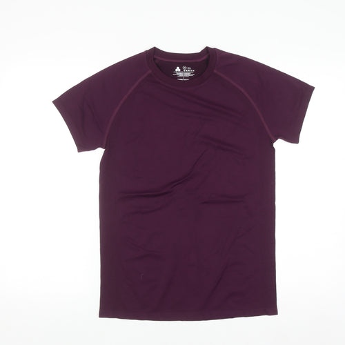 Dunnes Stores Men's Purple Athletic T-Shirt M Moisture Wicking Gym Top
