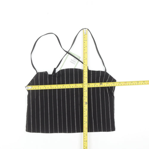 H&M Divided Women’s Black Striped Camisole Top Size 12