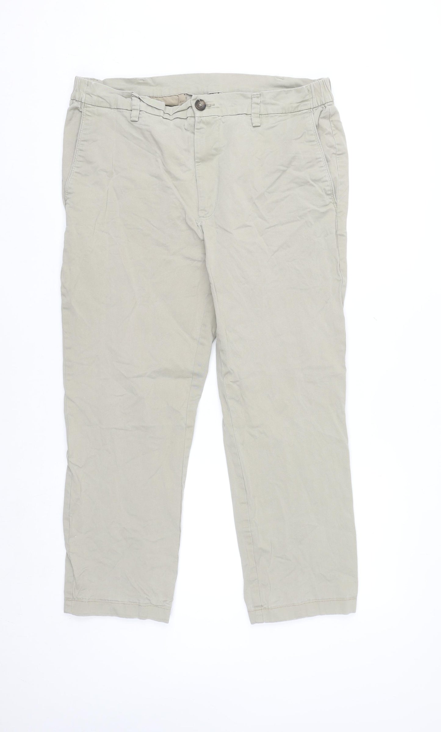 St. Bernard for Dunnes Stores Men's Beige 36N Cotton Chino Trousers