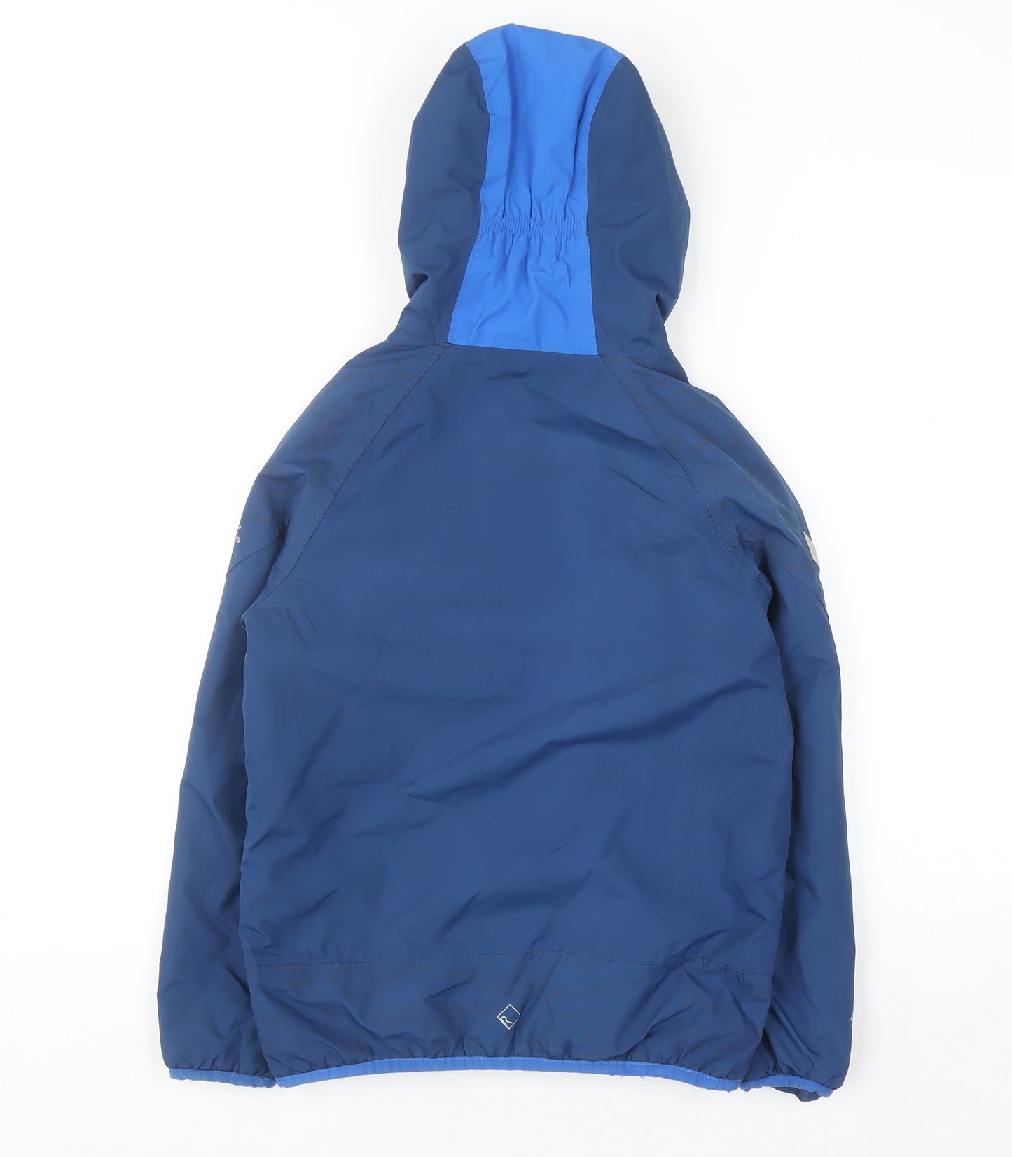 Regatta Boys Blue Hooded Windbreaker Jacket 11-12 Years Waterproof Lightweight