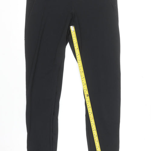 Dunnes Stores Women's Black Ankle Leggings Size M Performance Sport