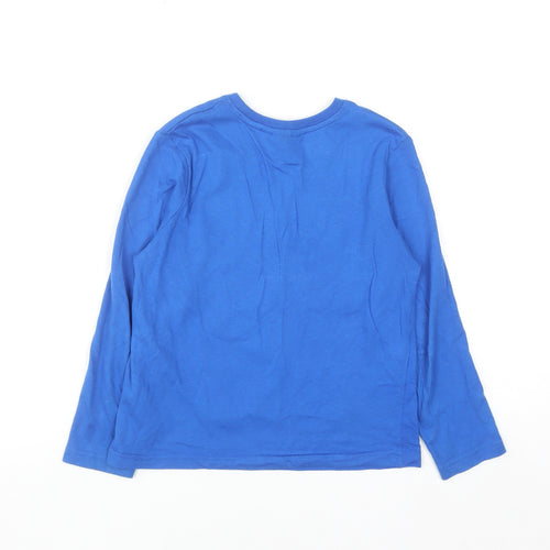 Sonic The Hedgehog Boys Blue Long Sleeve Graphic T-Shirt 6-7 Years