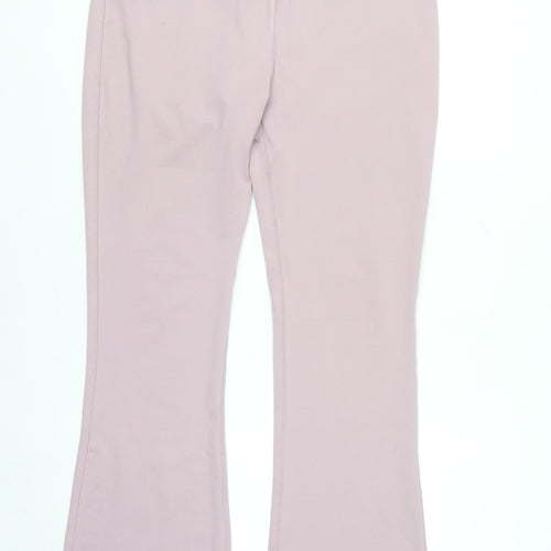 WORKOUT Women’s Pink Flared Activewear Trousers L Stretch Comfort