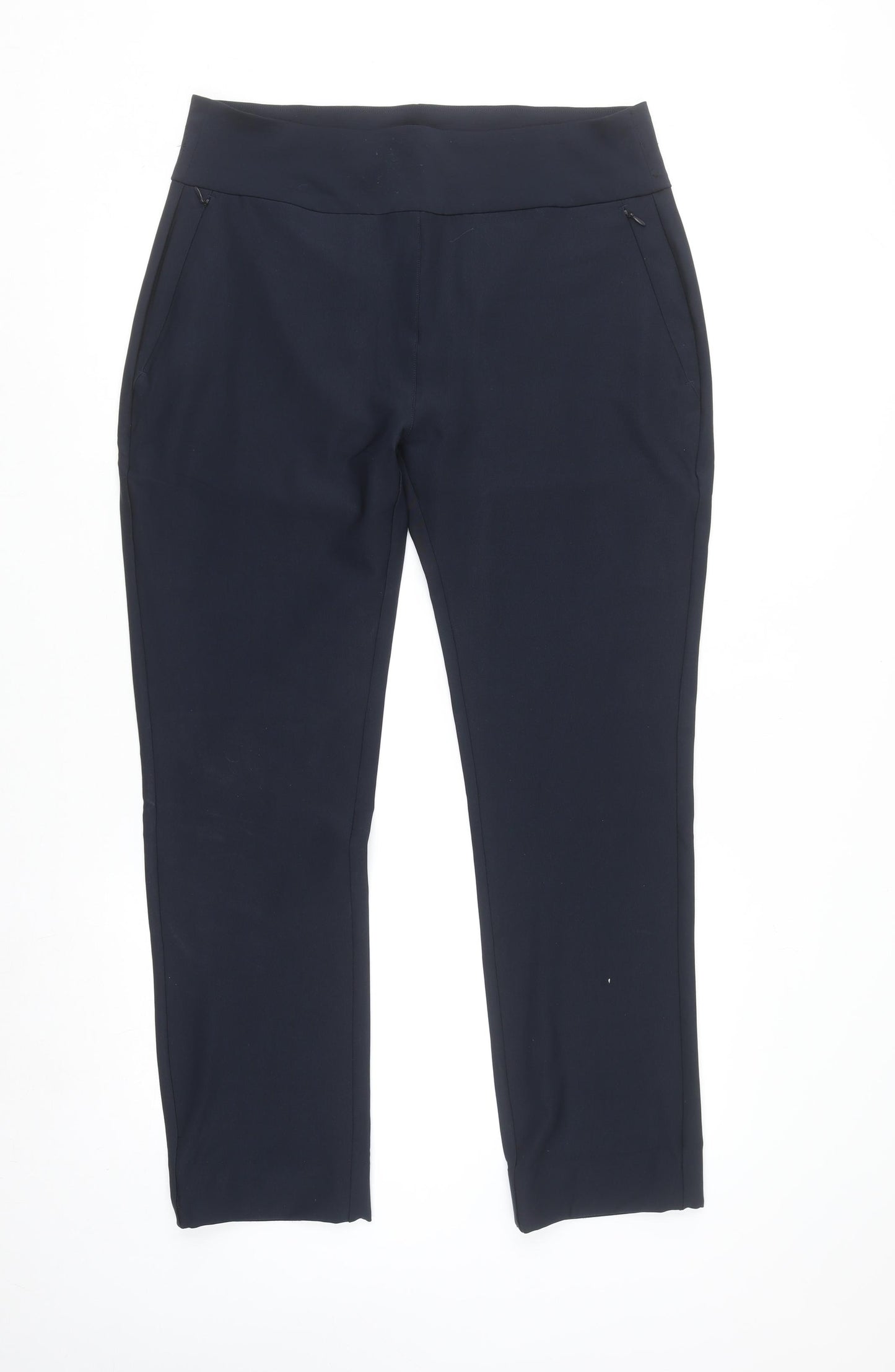Green Lamb Womens Blue Size 14 Slim Stretch Trousers