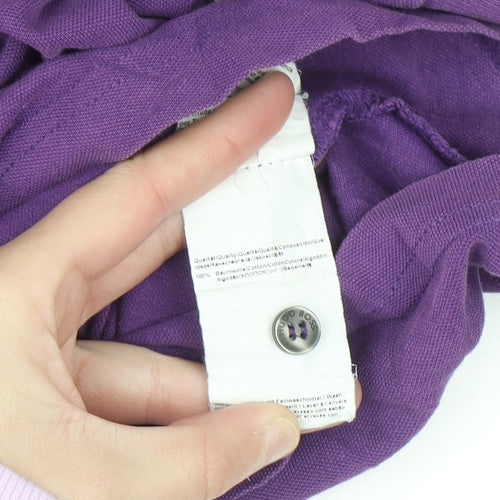 Hugo Boss Men’s Purple Cotton Short Sleeve Polo Shirt Size L