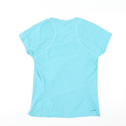 Reebok Women Blue Sports T-Shirt Small Moisture Wicking