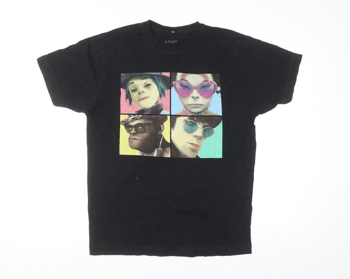 G Foot Men’s Black Gorillaz Humanz Tour 2017 Cotton T-Shirt M
