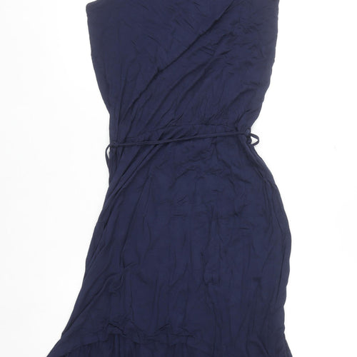 Next Women’s Blue Lace Top Hi-Low Fit & Flare Sleeveless Dress Size 10