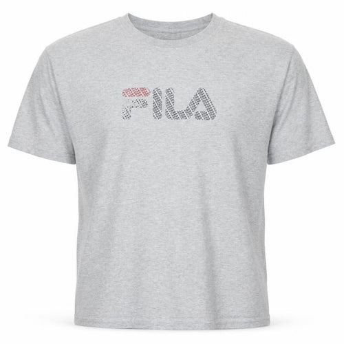 FILA Men's Grey XL Short Sleeve Cotton Graphic T-Shirt