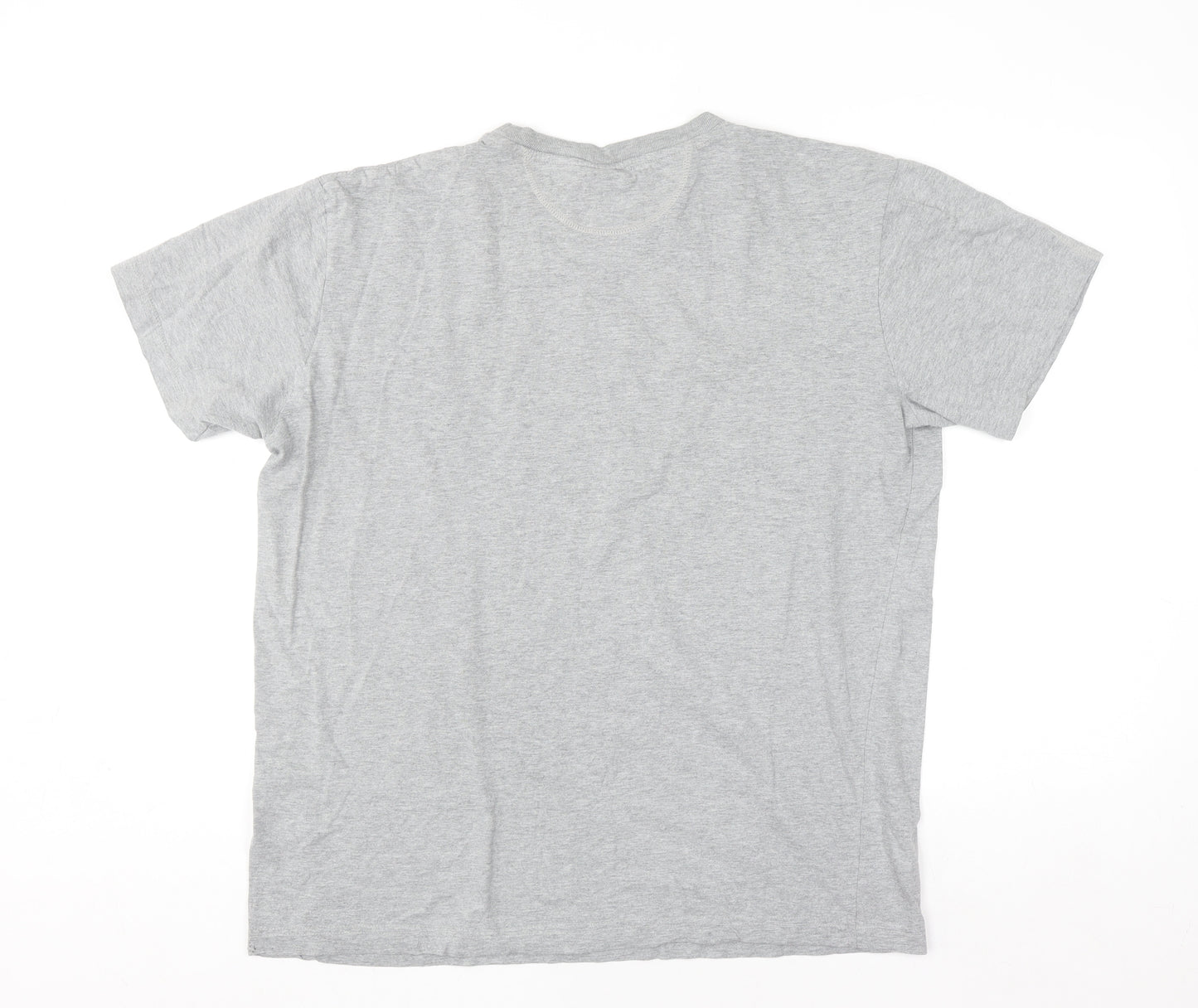 FILA Men's Grey XL Short Sleeve Cotton Graphic T-Shirt