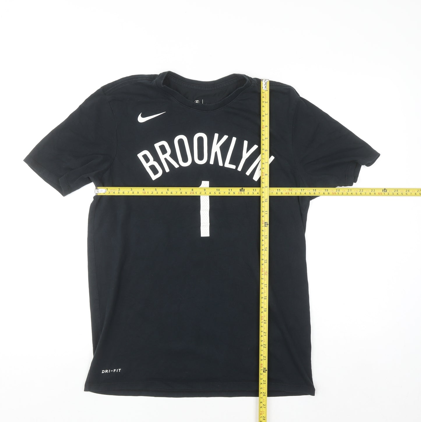 Nike Men's Black Brooklyn Nets Dri-FIT T-Shirt Size M Athletic Fit