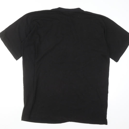 PrettyLittleThing Women's Black Boston Graphic T-Shirt UK 12
