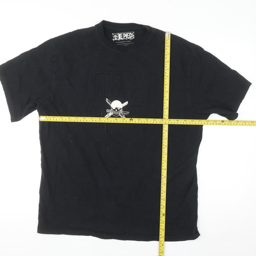 Pull & Bear One Piece Roronoa Zoro Black Men's Anime T-Shirt M