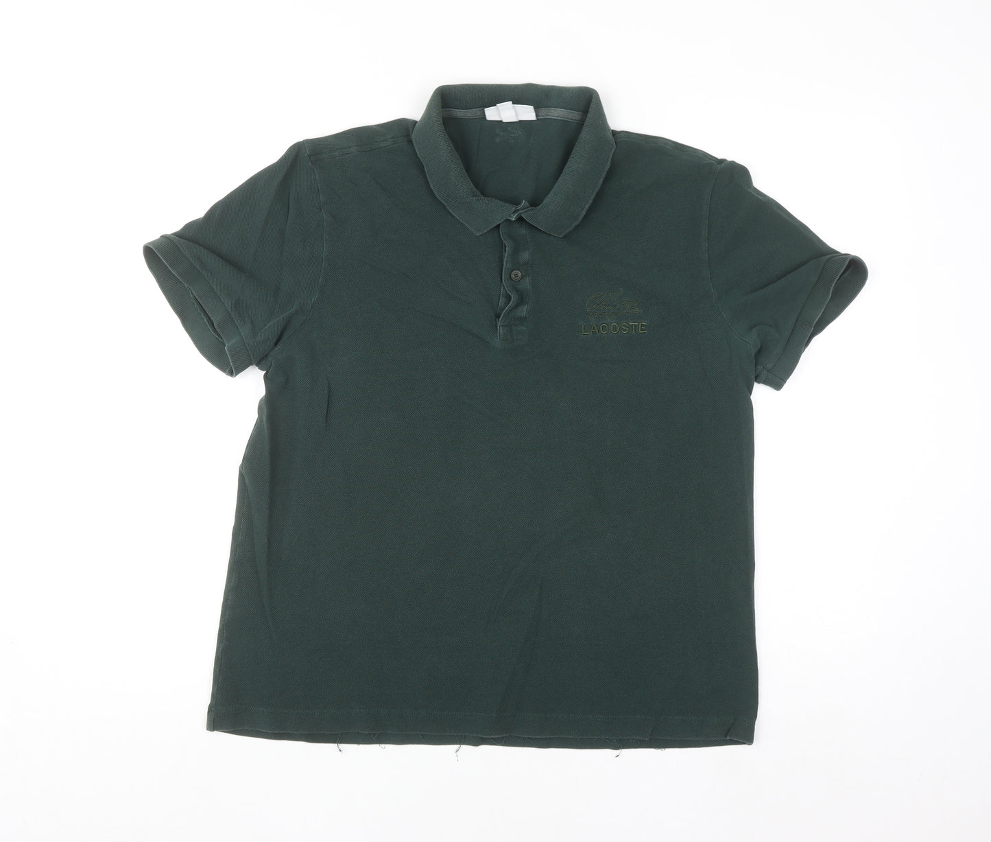 Lacoste Men's Dark Green Regular Fit Polo Shirt XL Cotton Classic