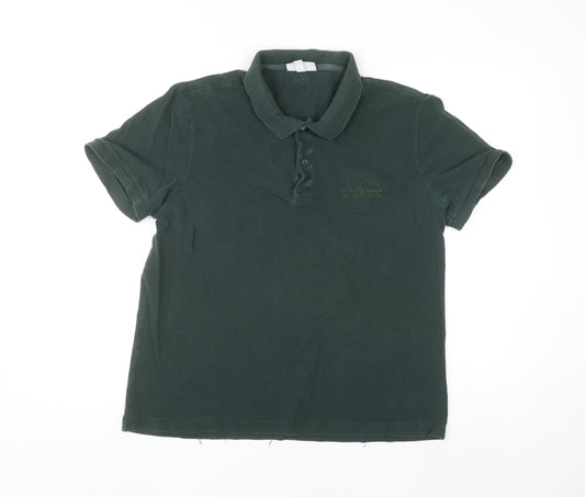 Lacoste Men's Dark Green Regular Fit Polo Shirt XL Cotton Classic