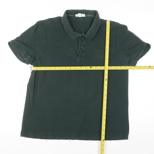 Lacoste Men's Dark Green Regular Fit Polo Shirt XL Cotton Classic