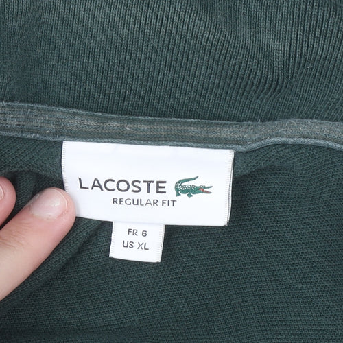 Lacoste Men's Dark Green Regular Fit Polo Shirt XL Cotton Classic