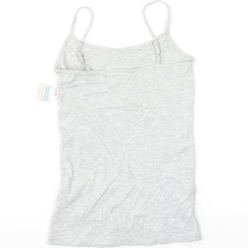 Primark Womens Grey XS Camisole Stretch Tank Top