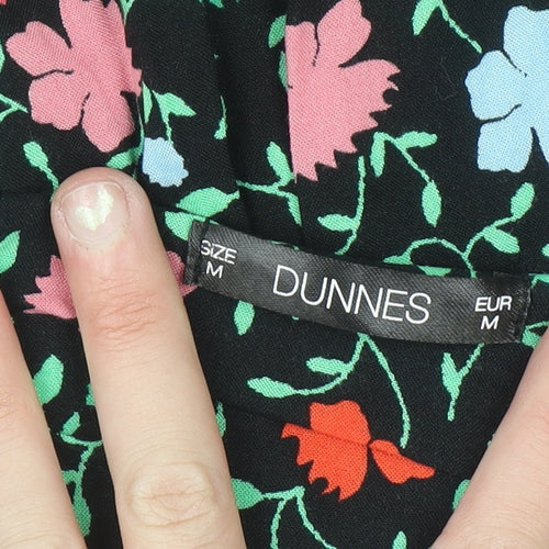 Dunnes Women’s Multicoloured Floral Viscose Blouse Size M Long Sleeve