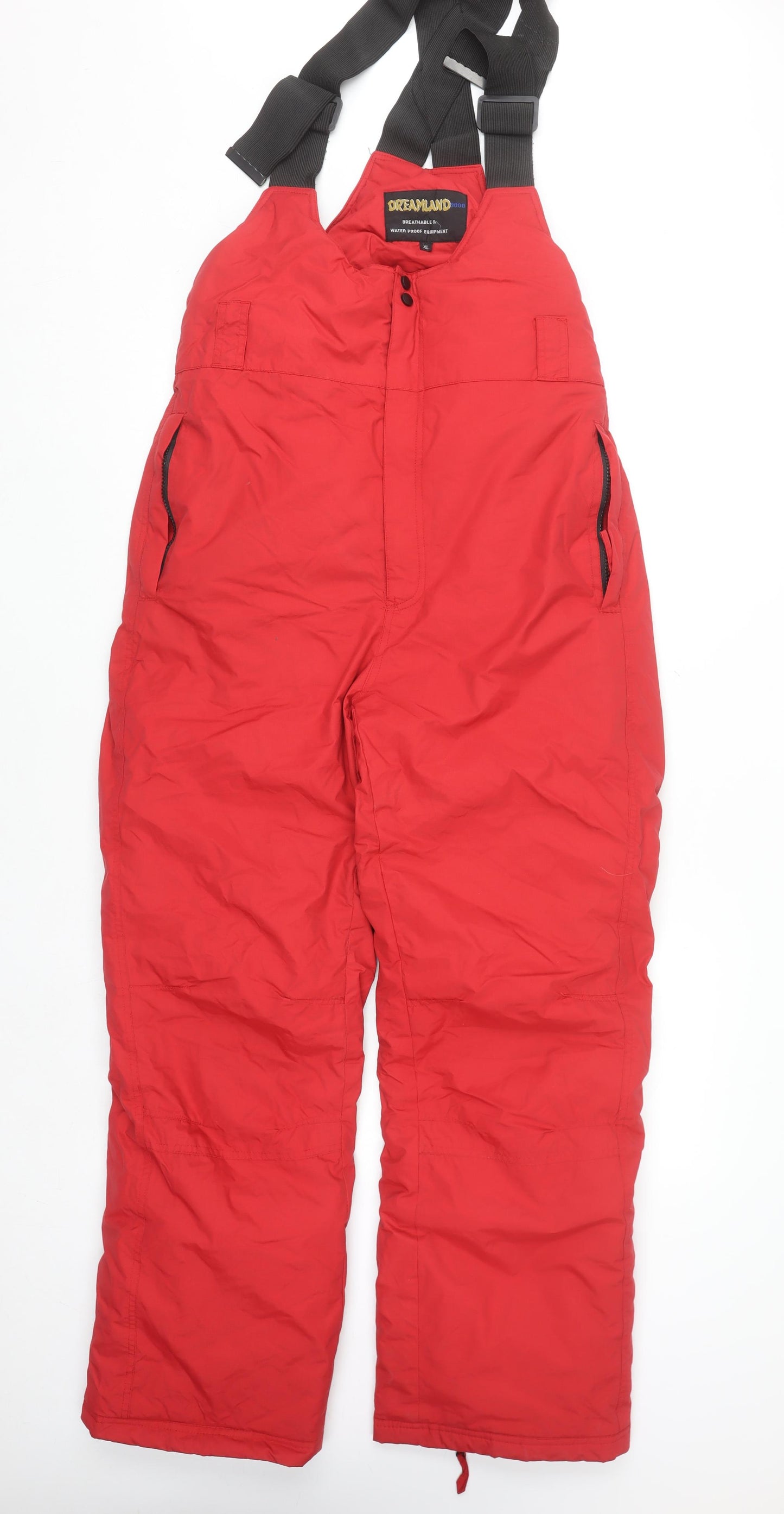Dreamland Men Red XL Snow Pants Waterproof Breathable Trousers