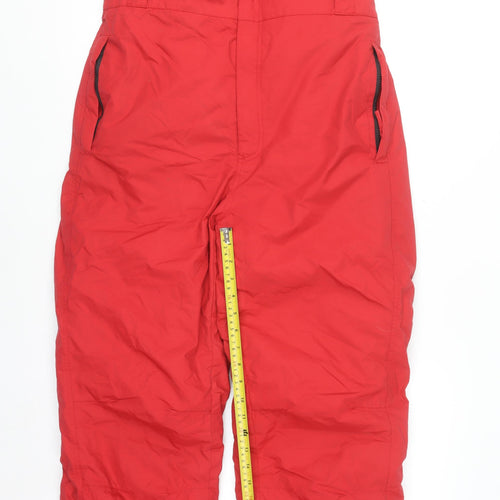Dreamland Men Red XL Snow Pants Waterproof Breathable Trousers
