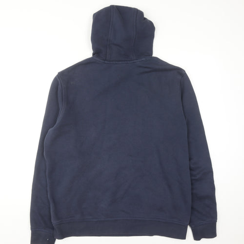 Nike Men's Blue XL Pullover Hoodie Fleece Cotton Logo Sportswear
