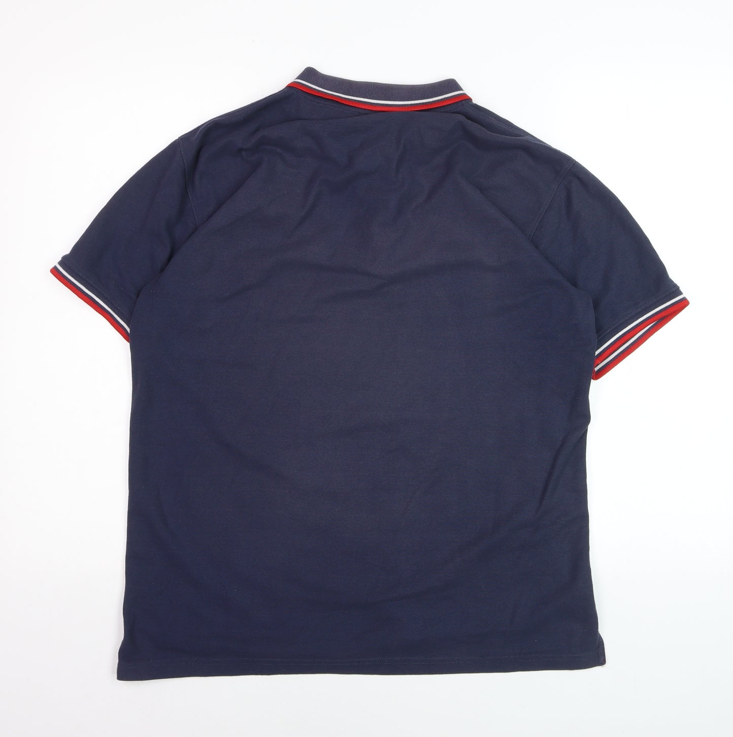 Ralph Lauren Men's Blue Classic Fit Cotton Polo Shirt Size L