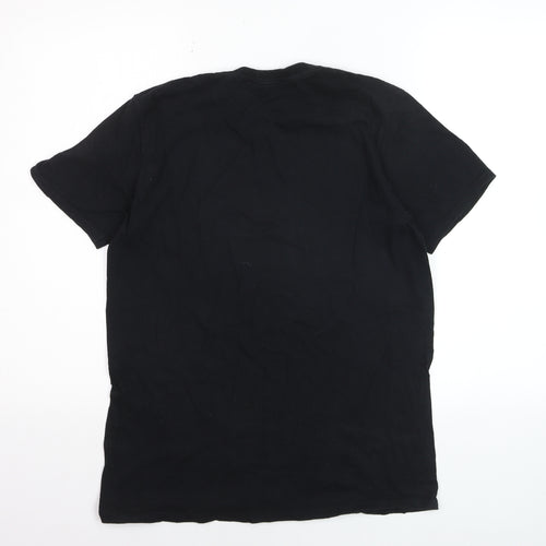 Queen Official Merch Men's Black Medium 80s Rock Band T-Shirt