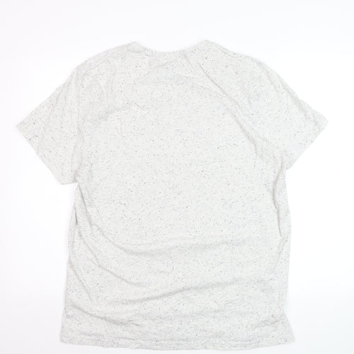 Jack Wills Men's Grey Speckled Slim Fit Crew Neck T-Shirt XL