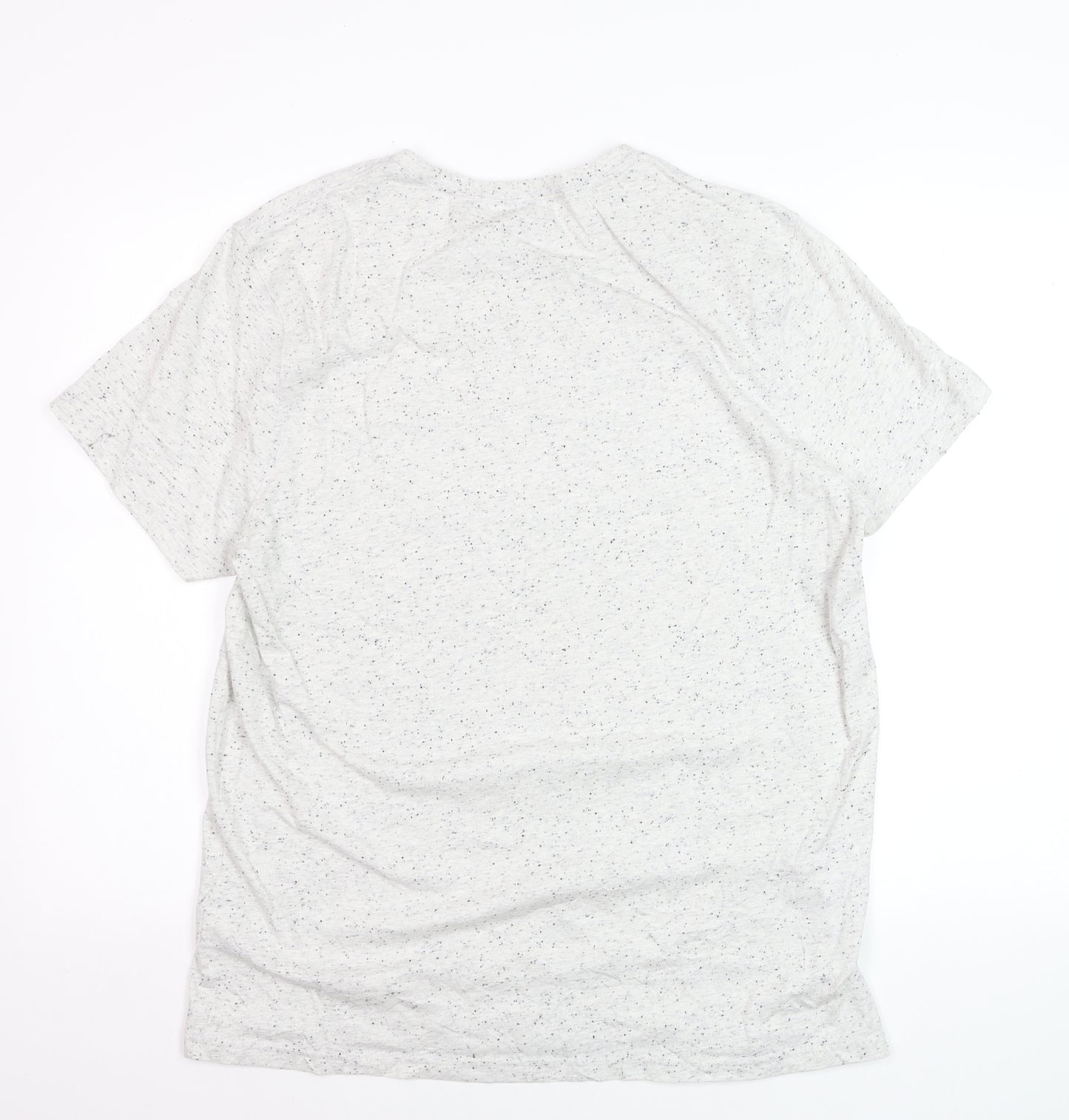 Jack Wills Men's Grey Speckled Slim Fit Crew Neck T-Shirt XL