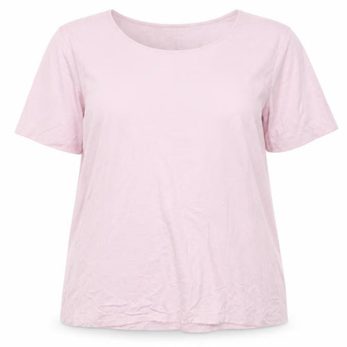 Viyella Women Pink XL Basic Short Sleeve Scoop Neck T-Shirt