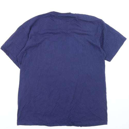 Daisy Street Men's Navy Blue Fortune Teller Graphic T-Shirt XL Cotton