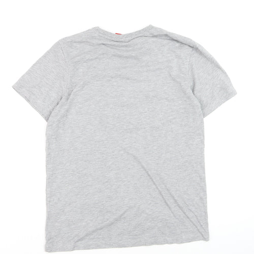 Primark Men’s Grey Coca-Cola Christmas Santa T-Shirt Size L