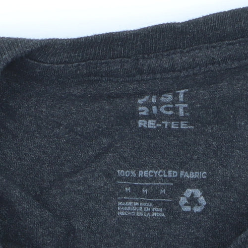 District Men’s Charcoal Grey MathWorks Recycled Cotton T-Shirt Size M