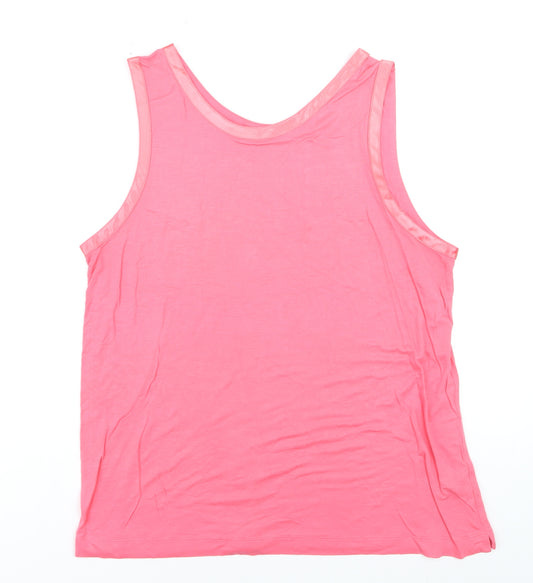 Marks and Spencer Women’s Pink Tank Top Size 20 Cotton Modal