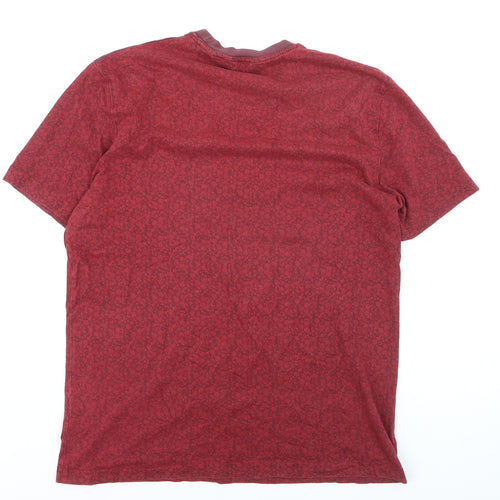Original Penguin Men's Red Crew Neck Short Sleeve Cotton T-Shirt XL