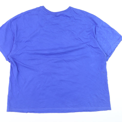 H&M Divided Men Blue Vermont University Graphic Cotton T-Shirt L