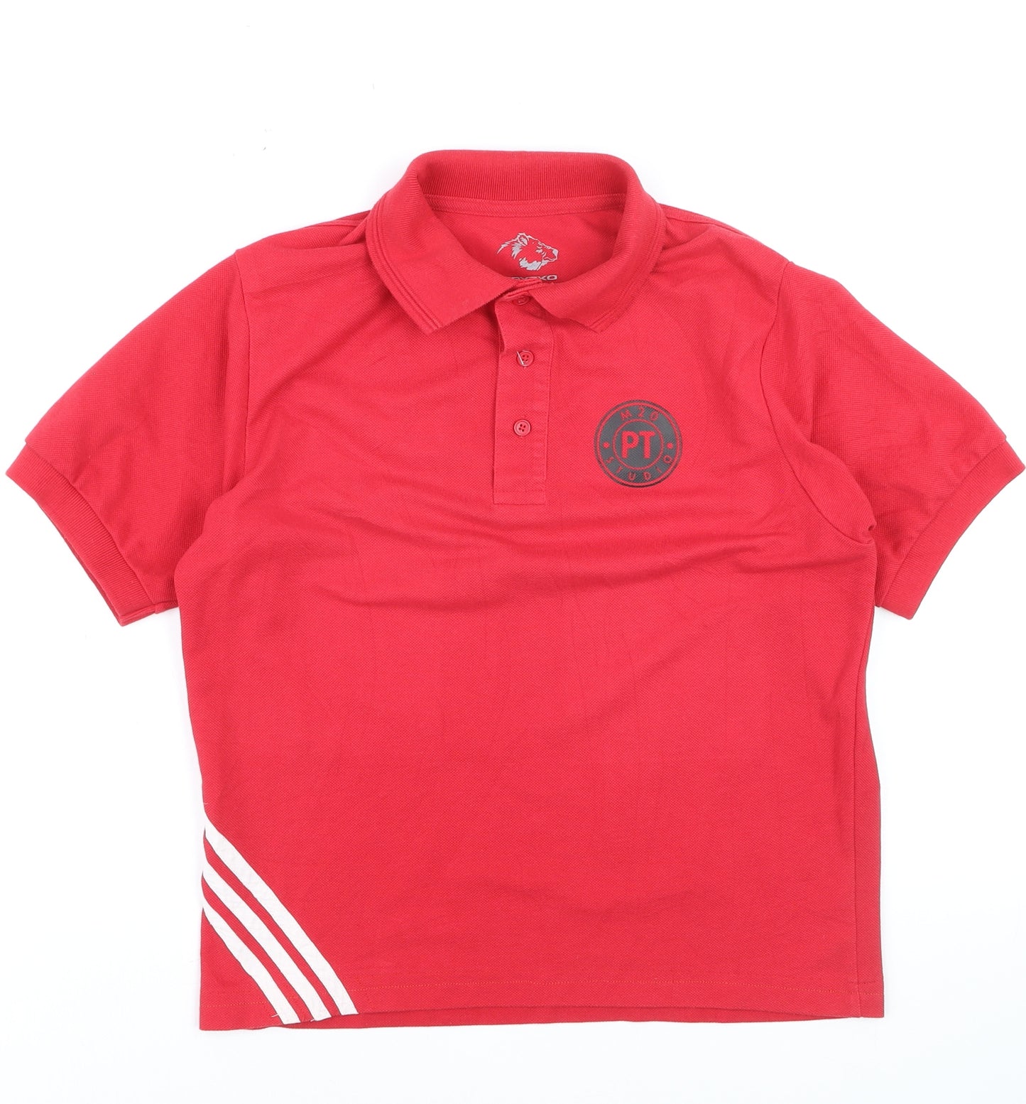 GRYZKO Men’s Red Personal Trainer Polo Shirt Size S Activewear Top