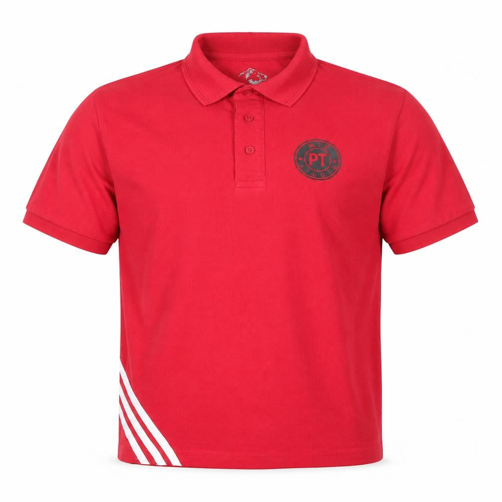 GRYZKO Men’s Red Personal Trainer Polo Shirt Size S Activewear Top