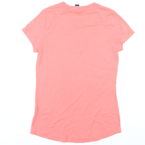 Adidas Teens Pink XL Basic Sports T-Shirt Lightweight Cotton