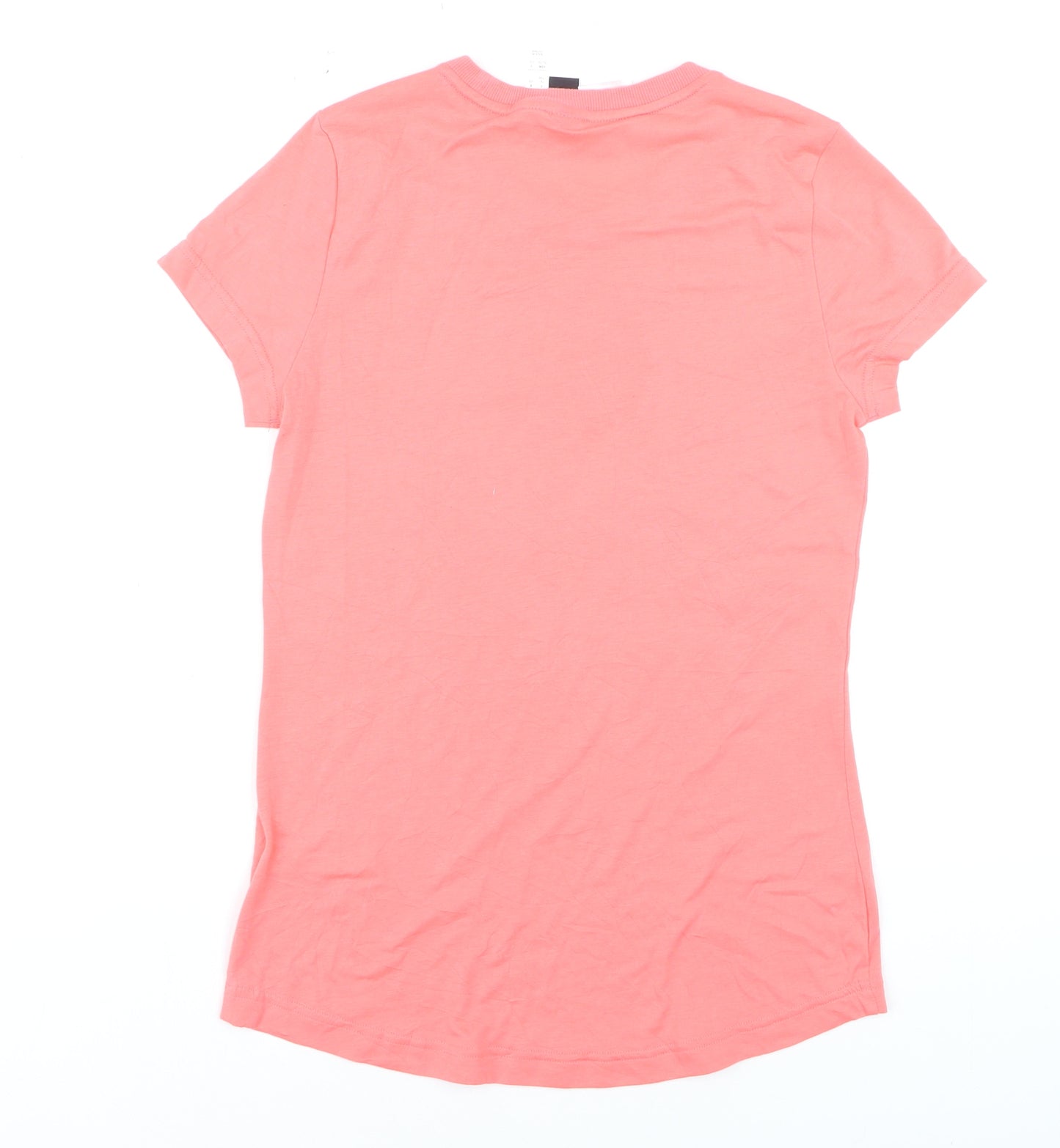 Adidas Teens Pink XL Basic Sports T-Shirt Lightweight Cotton
